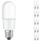 Multipack 10x Ledvance LED Classic Stick LED E27 Frosted 8W 806lm - 827 Extra Warm White | Replaces 60W