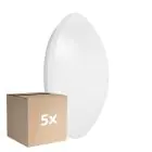 Multipack 5x Ledvance Surface Circular 350 18W 830 1440lm White IP44 | with Sensor - Warm White - Replaces 2x18W