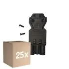 Multipack 25x Noxion GST - Compatible Connector - Male - 3 pole