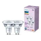 Multipack 2x Philips LED Spot GU10 PAR16 5W 355lm 36D - 827 Extra Warm White