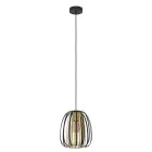 Eglo Pendant Encinitos Black, Gold | Suitable for E27
