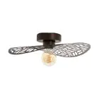 Eglo Ceiling Light Swaby Steel Bronze | IP20 - Suitable for 1x E27 