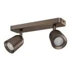 Eglo Ceiling Spot Camaldoli Steel Brass | Suitable for 2x GU10